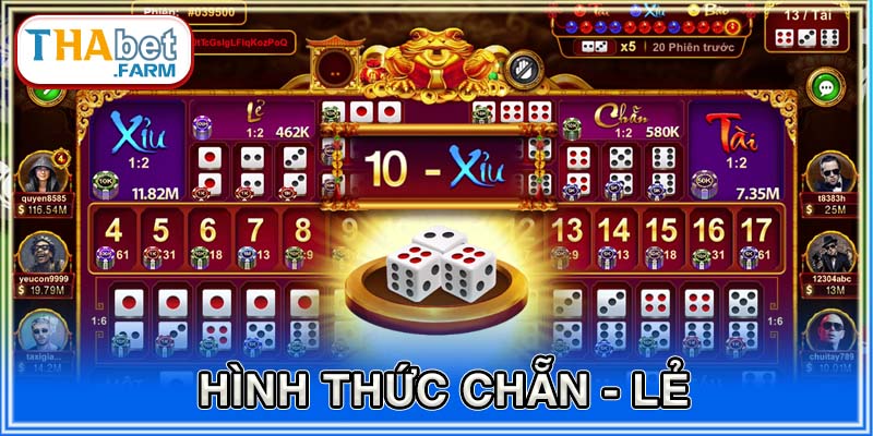 Hình thức cược Chẵn - Lẻ trong tài xỉu online